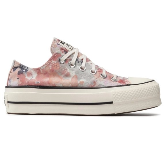 NEW Converse Chuck Taylor All Star Platform Low "Washed Florals" Sneakers Size 8 - Picture 3 of 8